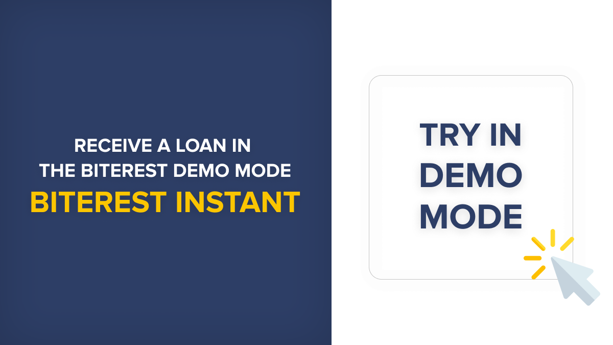 Biterest DEMO: Try to receive a bitcoin-backed loan in the demo-mode